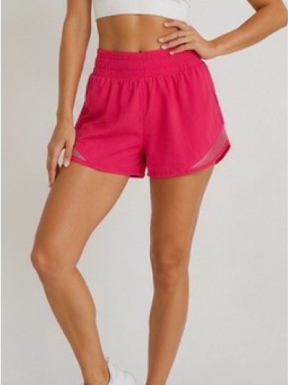Lululemon Size 6 Coral Orange Running Shorts Athletic Workout